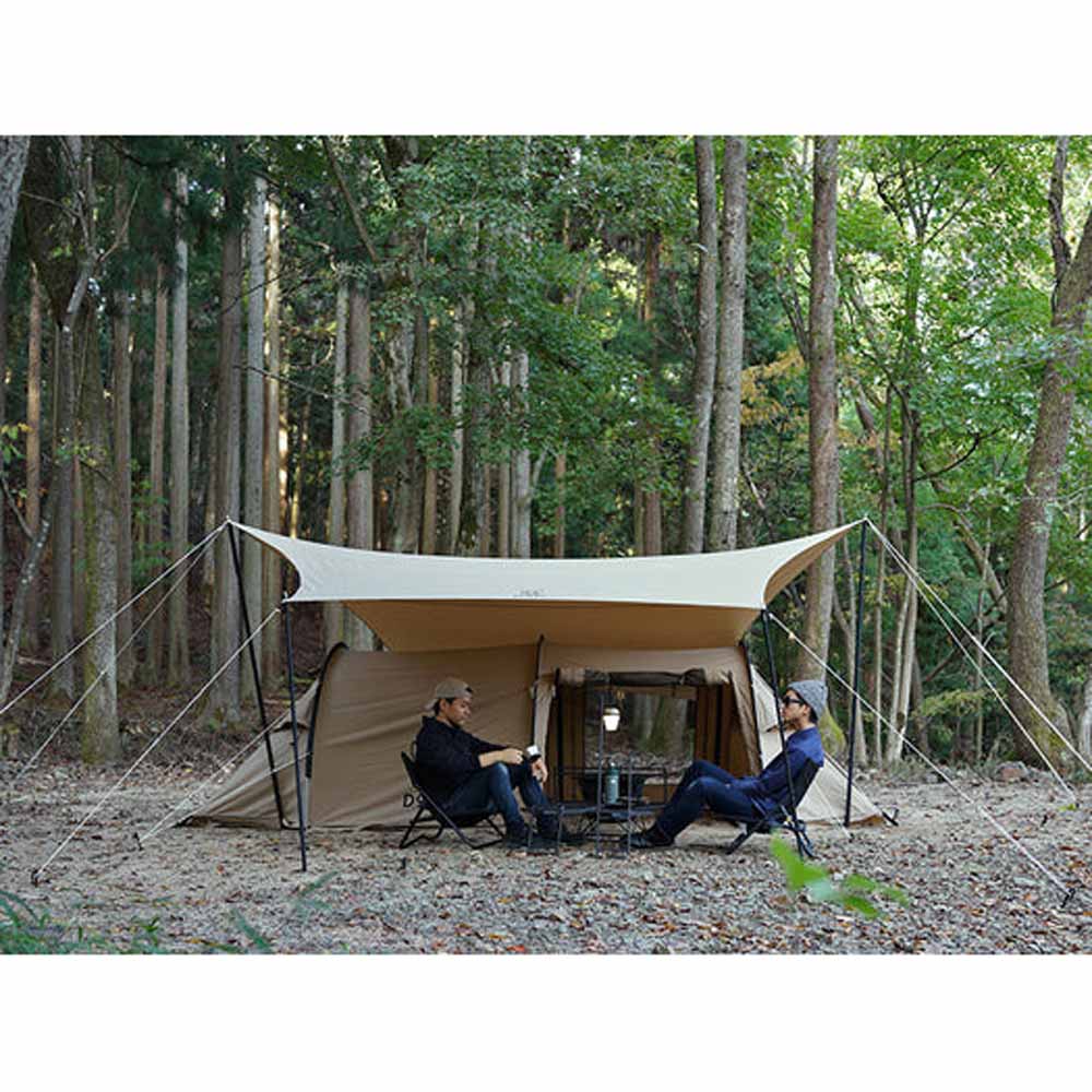 DOD Outdoors Hexa Tarp Without Poles - Tan