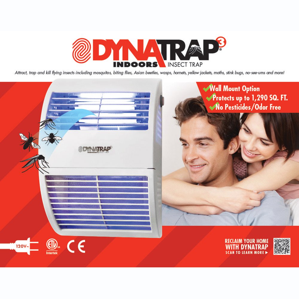 Dynatrap Indoor Insect Control With Optional Wall Mount