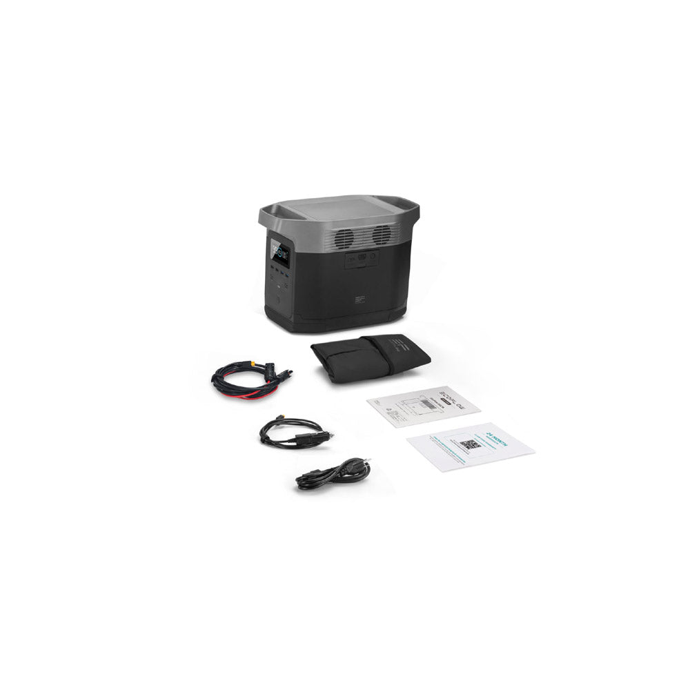 EcoFlow Delta 1300 Portable Power Station - Gray & Black