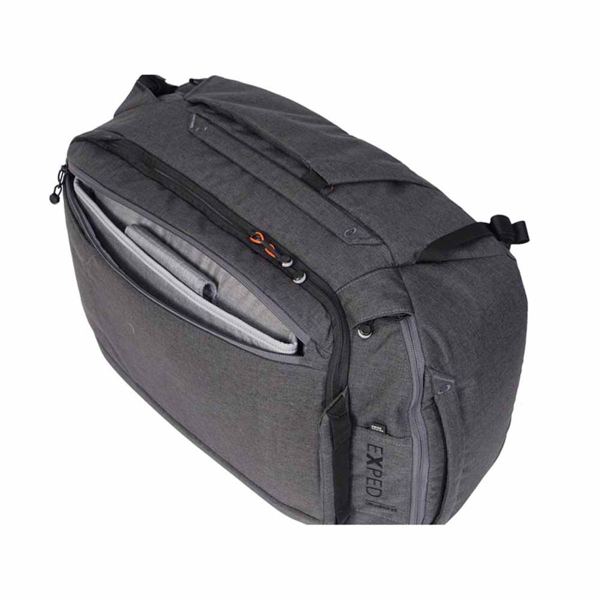 Exped Cruiser 45L Duffle Backpack - Black Melange