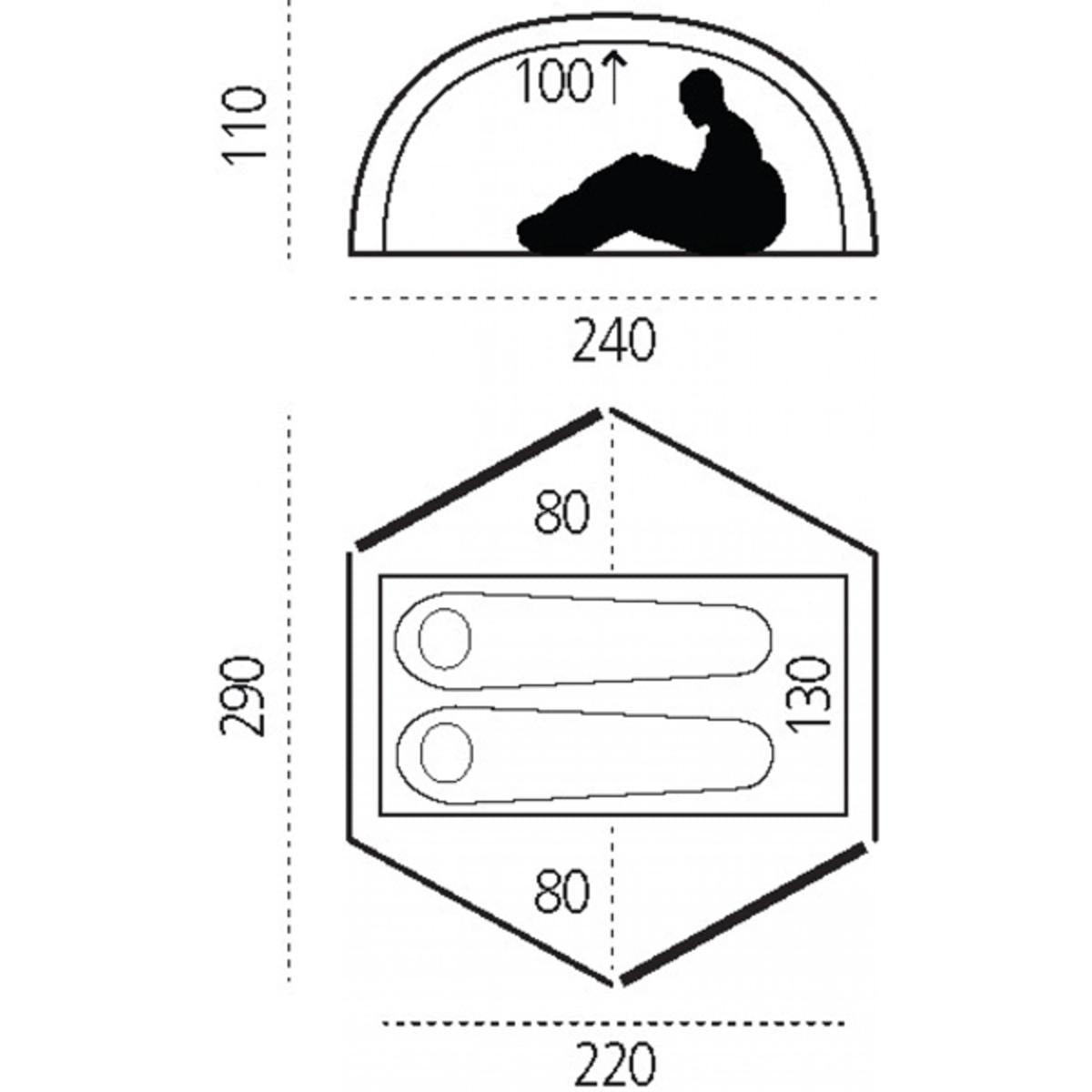 FjallRaven Abisko Dome 2 Tent