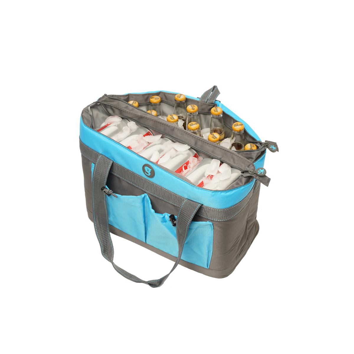 Geckobrands 2 Compartment Tote Cooler