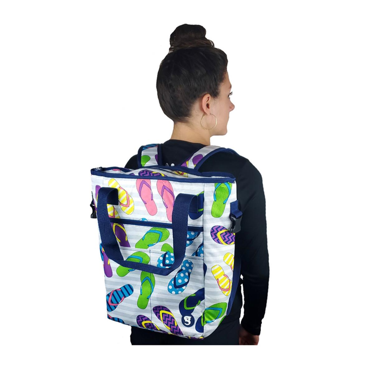 Geckobrands Convertible Tote & Backpack - Flip Flop