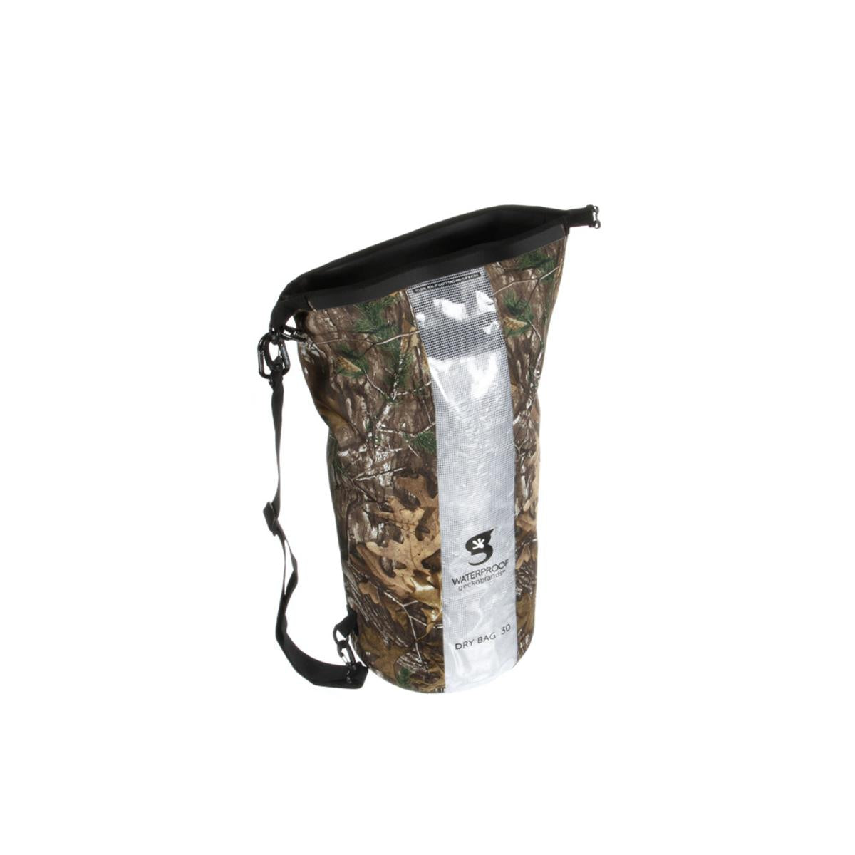 Geckobrands Durable View Dry Bag 30L - Realtree Xtra Camo