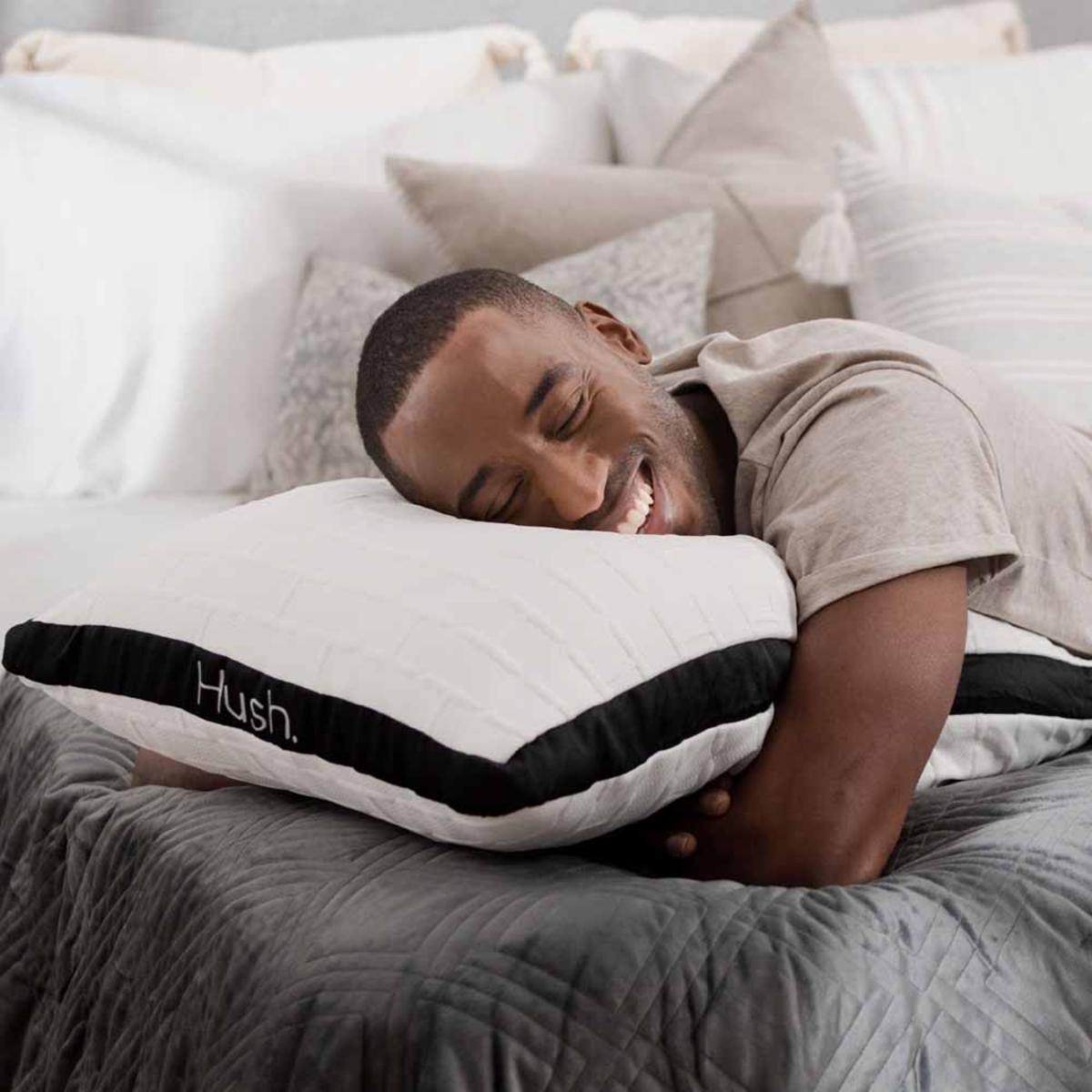 Hush Hybrid Adjustable Cooling Pillow 2 Sided - One Side Cooling, One Side Classic Stretch