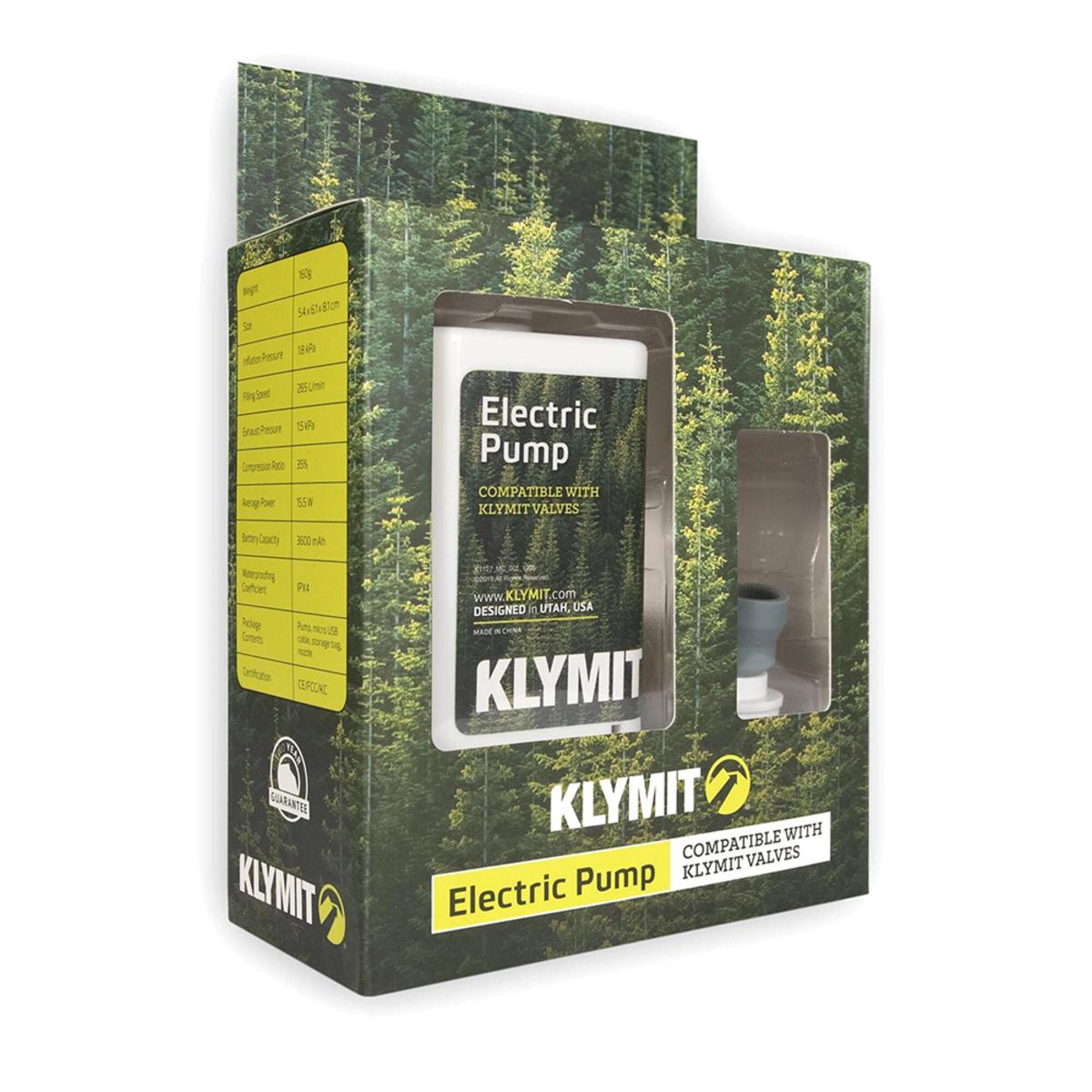 Klymit USB Rechargeable Pump - White