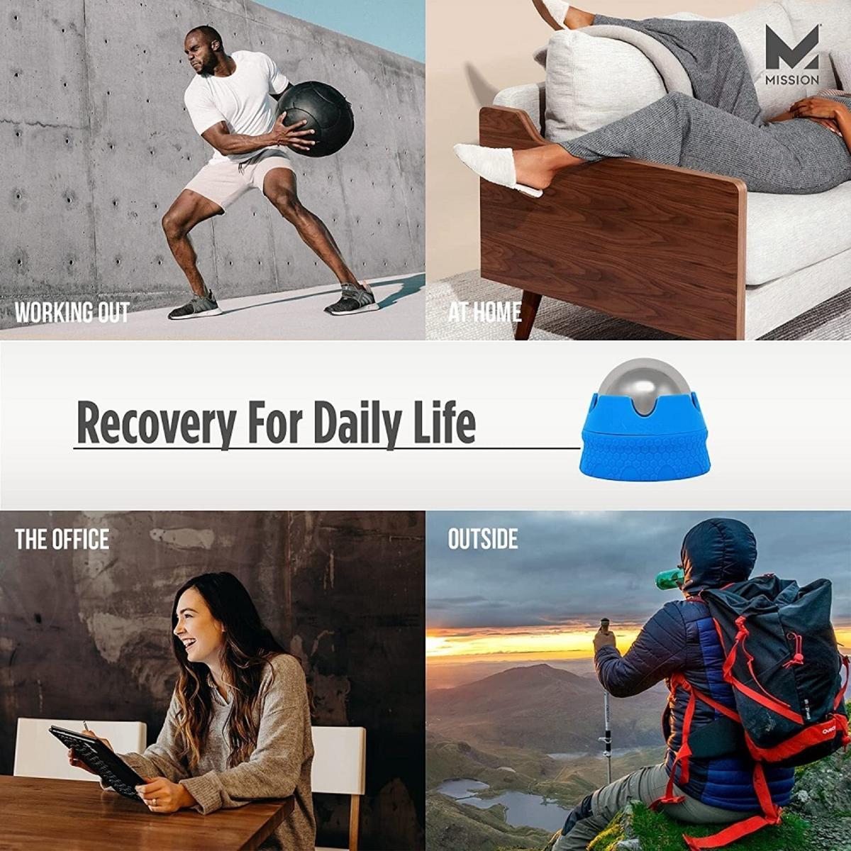 Mission Max Chill Recovery Roller - Cobalt Blue