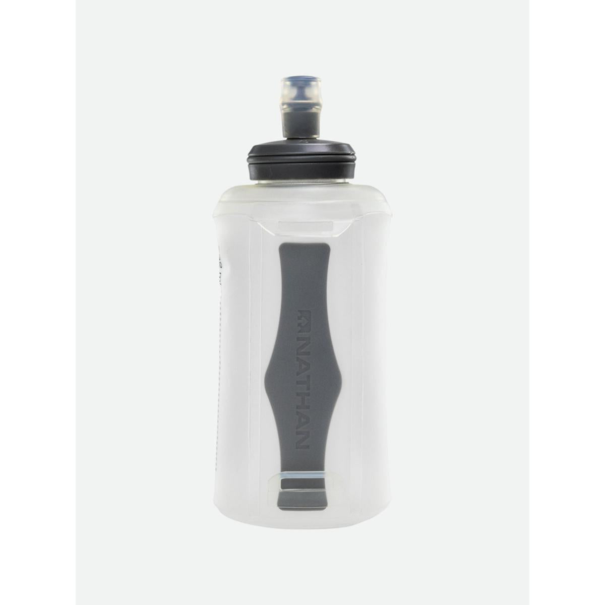 Nathan 18oz Soft Flask With Bite Top - Clear