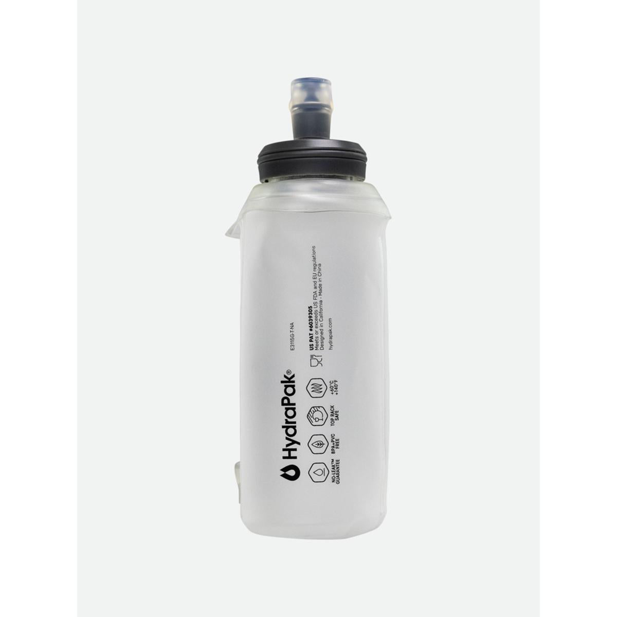 Nathan 20oz Soft Flask With Bite Top - Clear