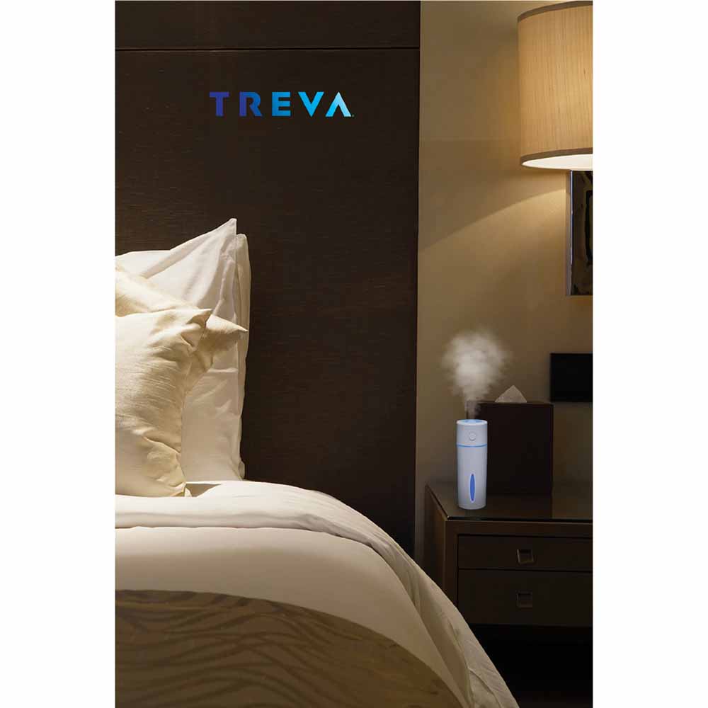 O2 Cool Treva Drop Light 150 ML Humidifier - White