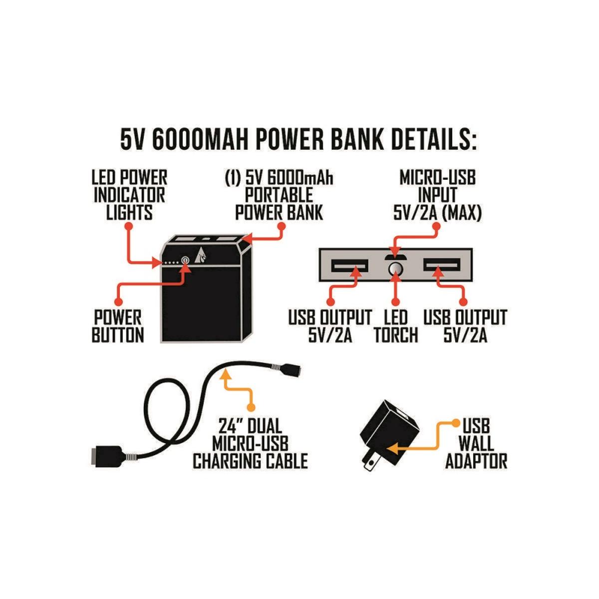 Open Box ActionHeat 5V Battery Heated Work Jacket