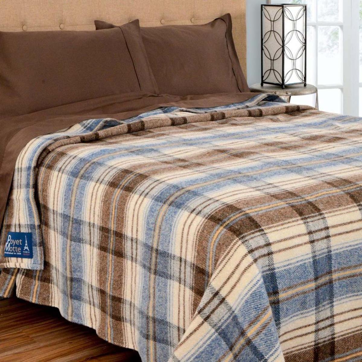 Poyet Motte Chevreuse 67% Wool Blanket 450Gsm 33% Acrylic - Queen 94in X 90in