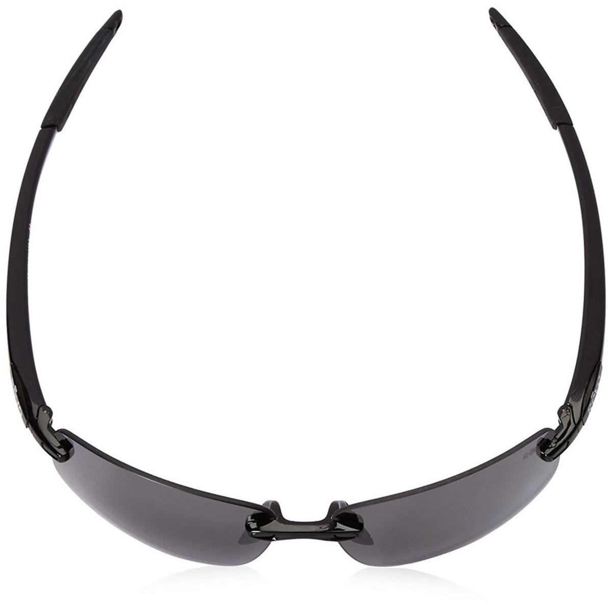 Revo Unisex Descend N Rectangle Sunglasses Graphite Lens With Black Frame