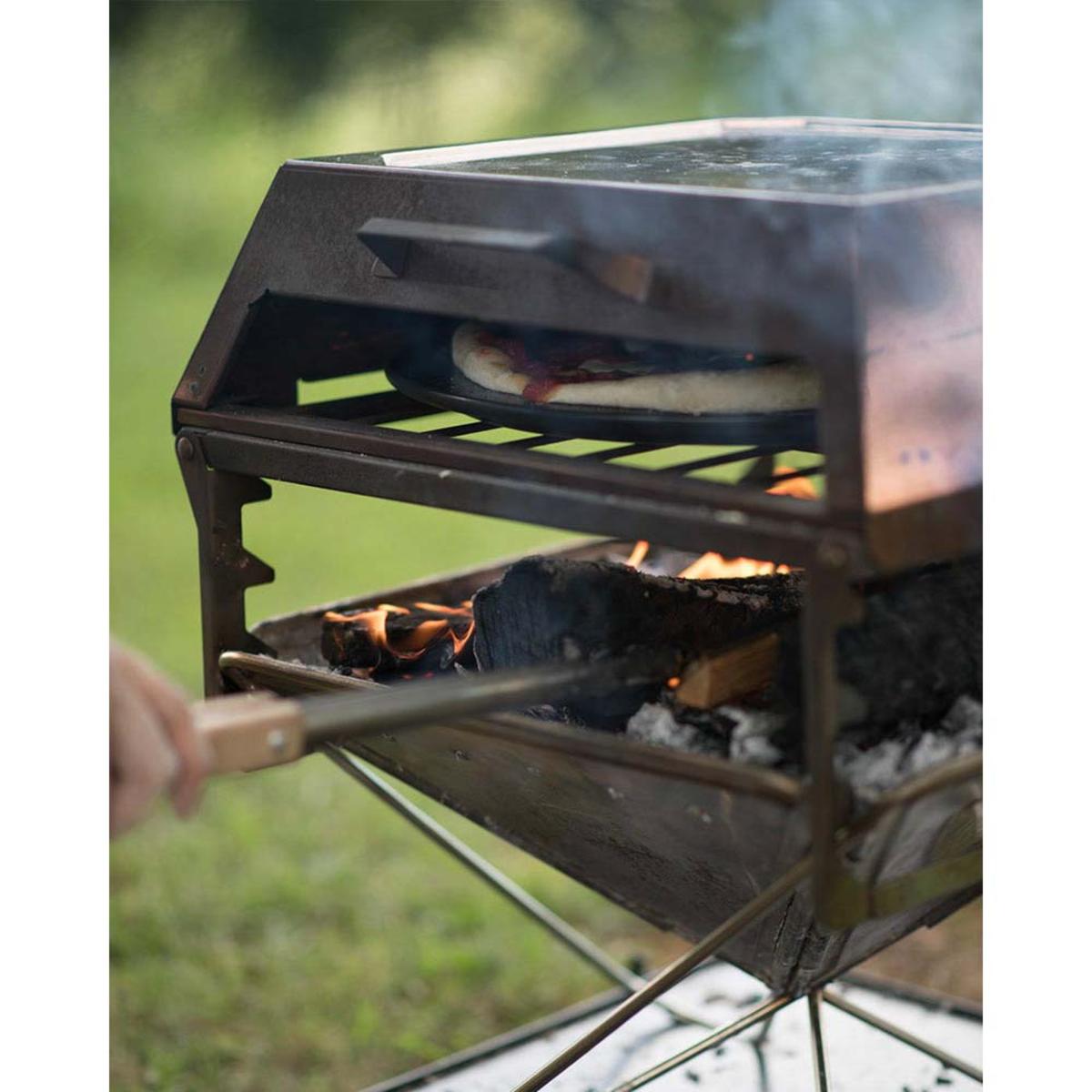 Snow Peak Field Oven With Takibi Fire And Grill