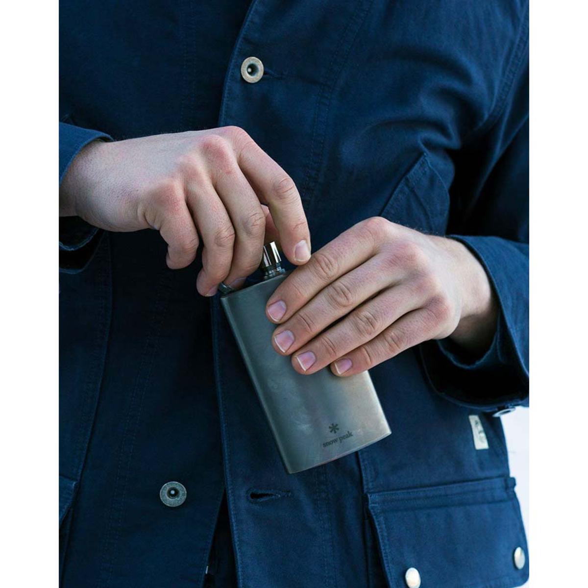 Snow Peak Titanium Flask - Large