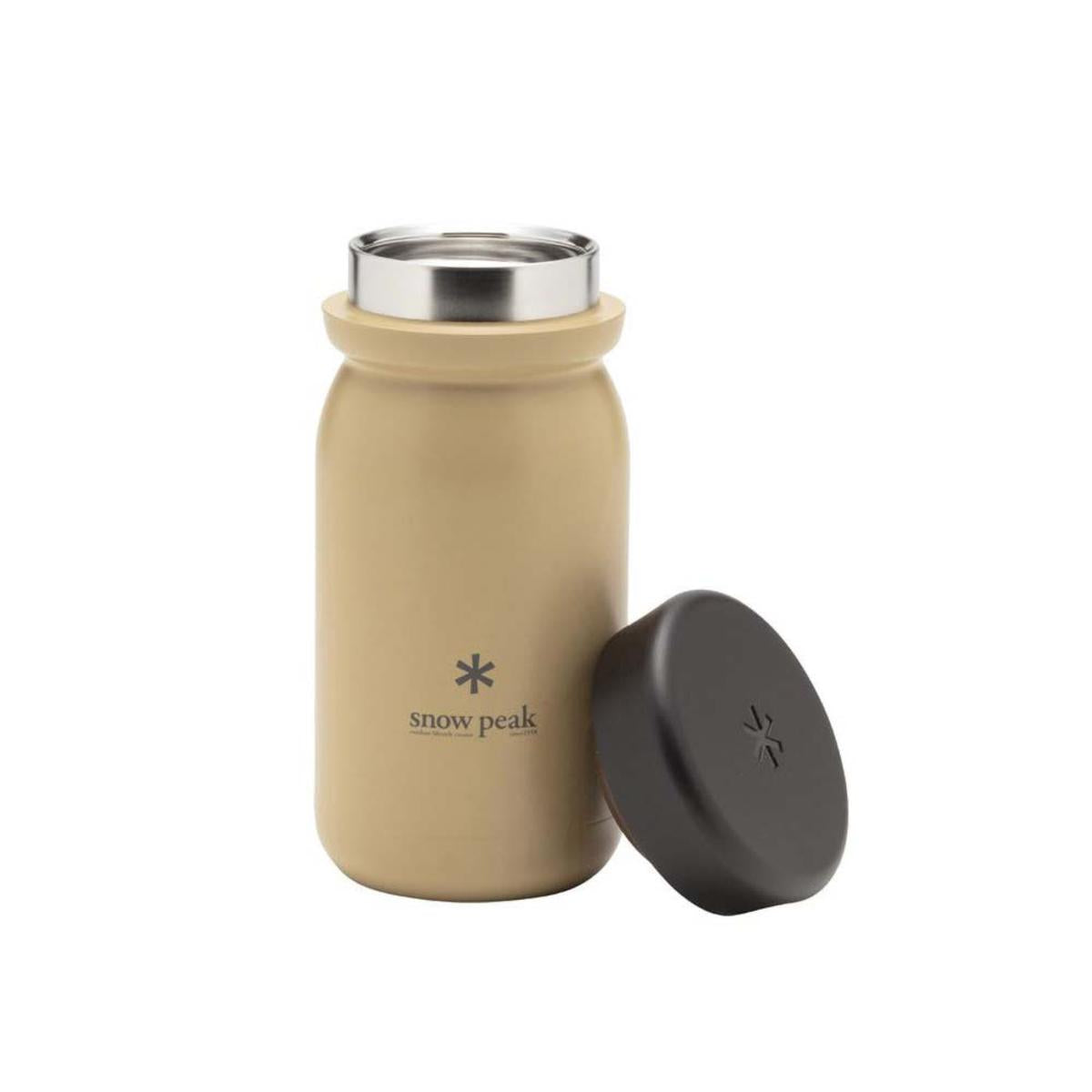 Snow Peak Vacuum Insulated Stainless Steel Milk Bottle 350ml