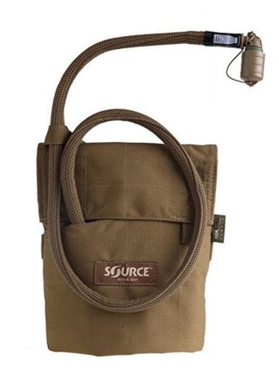 Source Tactical Kangaroo 1-Liter Collapsible Canteen Hydration System With Pouch
