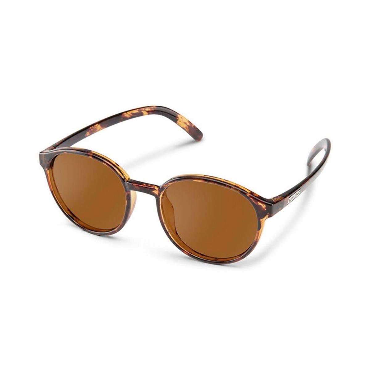 Suncloud Injection Low Key Polarized Brown Sunglasses - Tortoise Frame