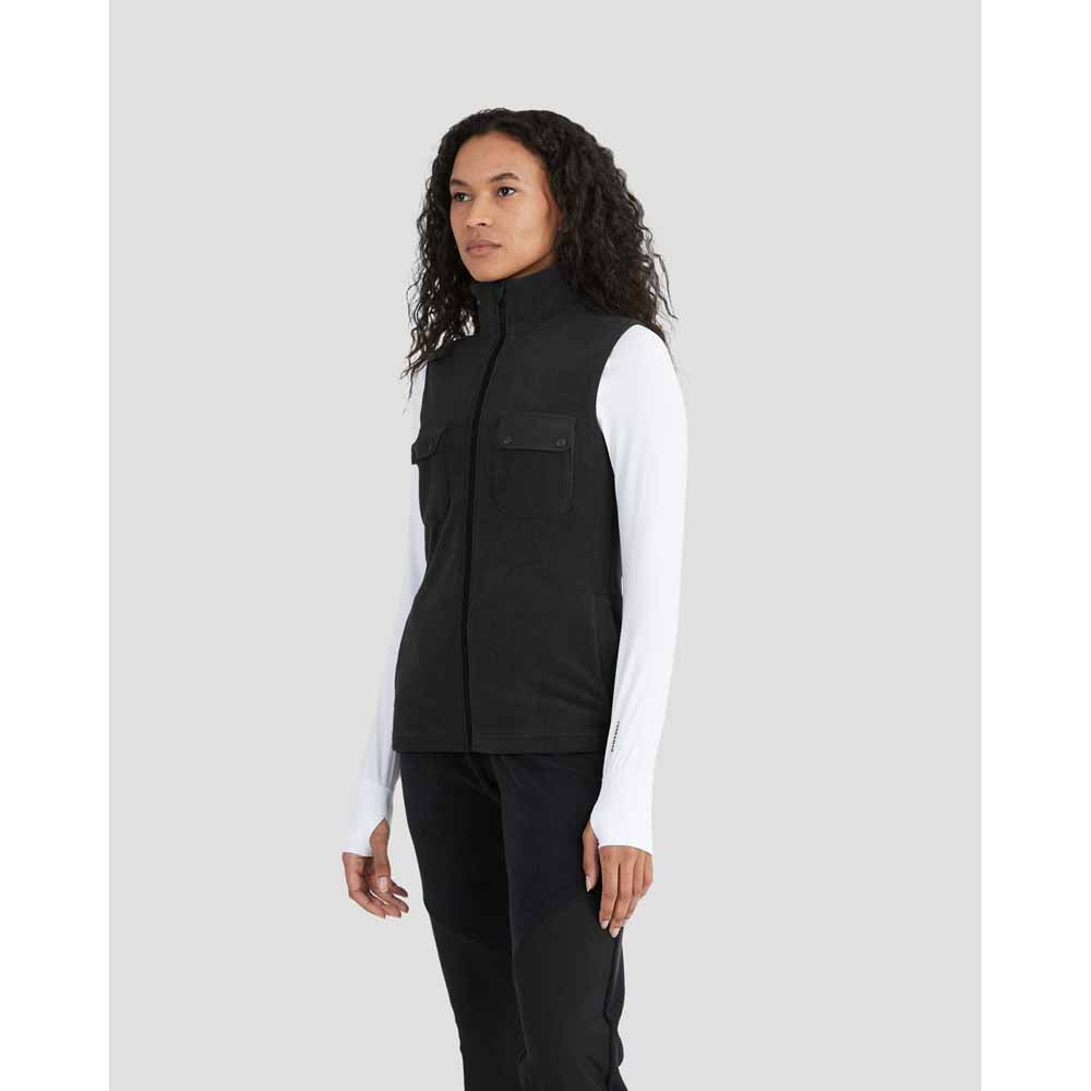 Terramar Womens C-Suite Mammoth Sherpa Fleece Full-Zip Vest