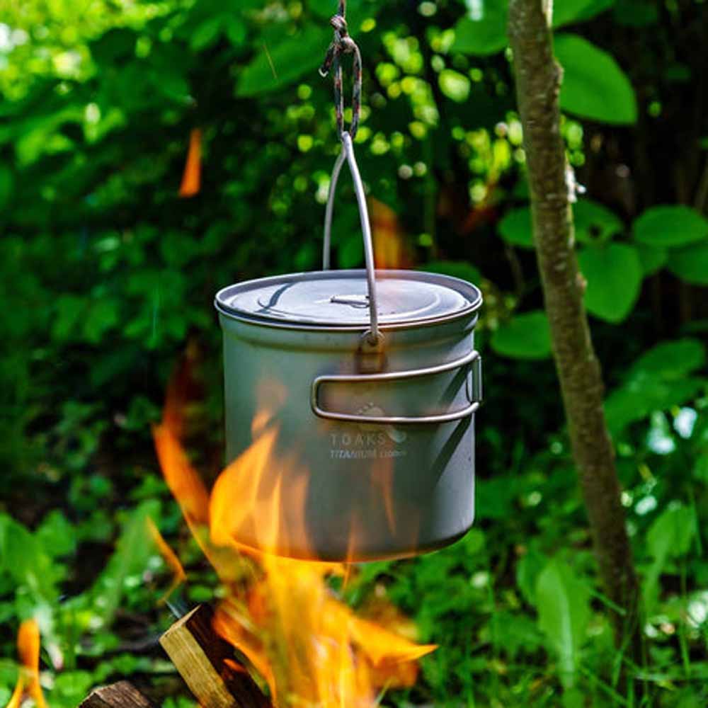TOAKS Titanium 1100ml Pot With Bail Handle