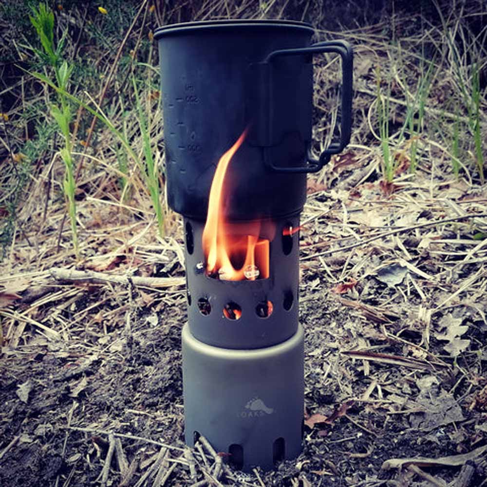 TOAKS Titanium Backpacking Wood Burning Stove (small)
