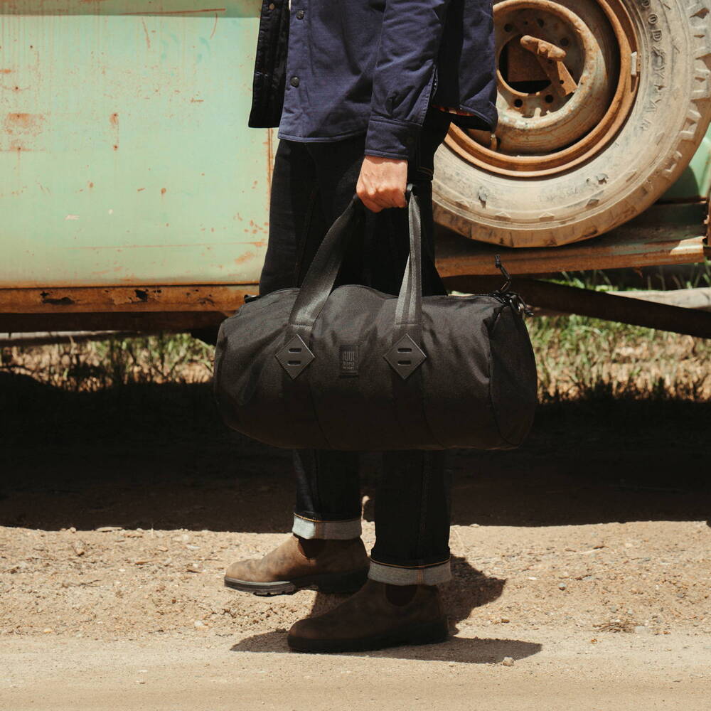 Topo Designs Classic Duffel 20in Bag - Black/Black