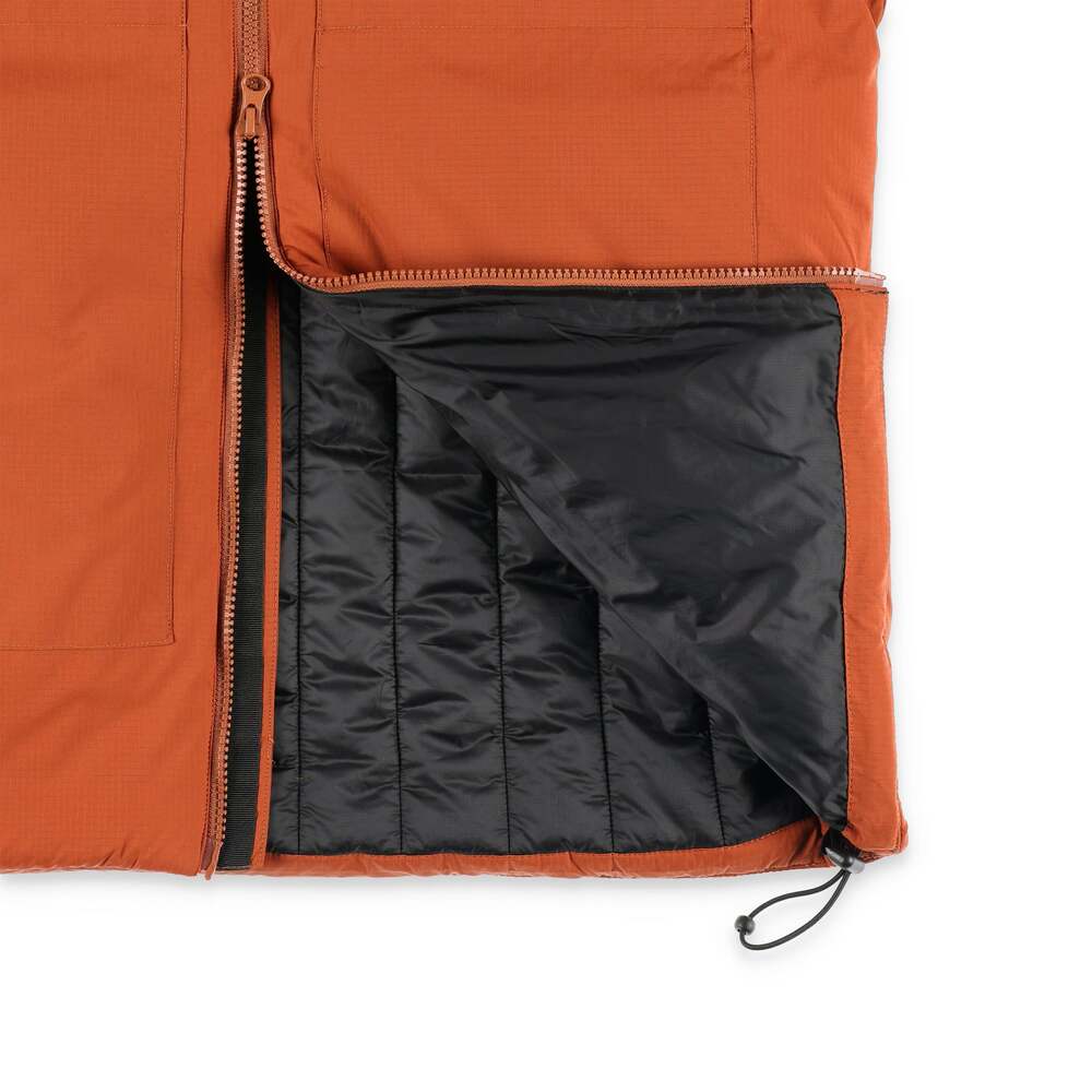 Topo Designs Mens Mountain Puffer Hoodie