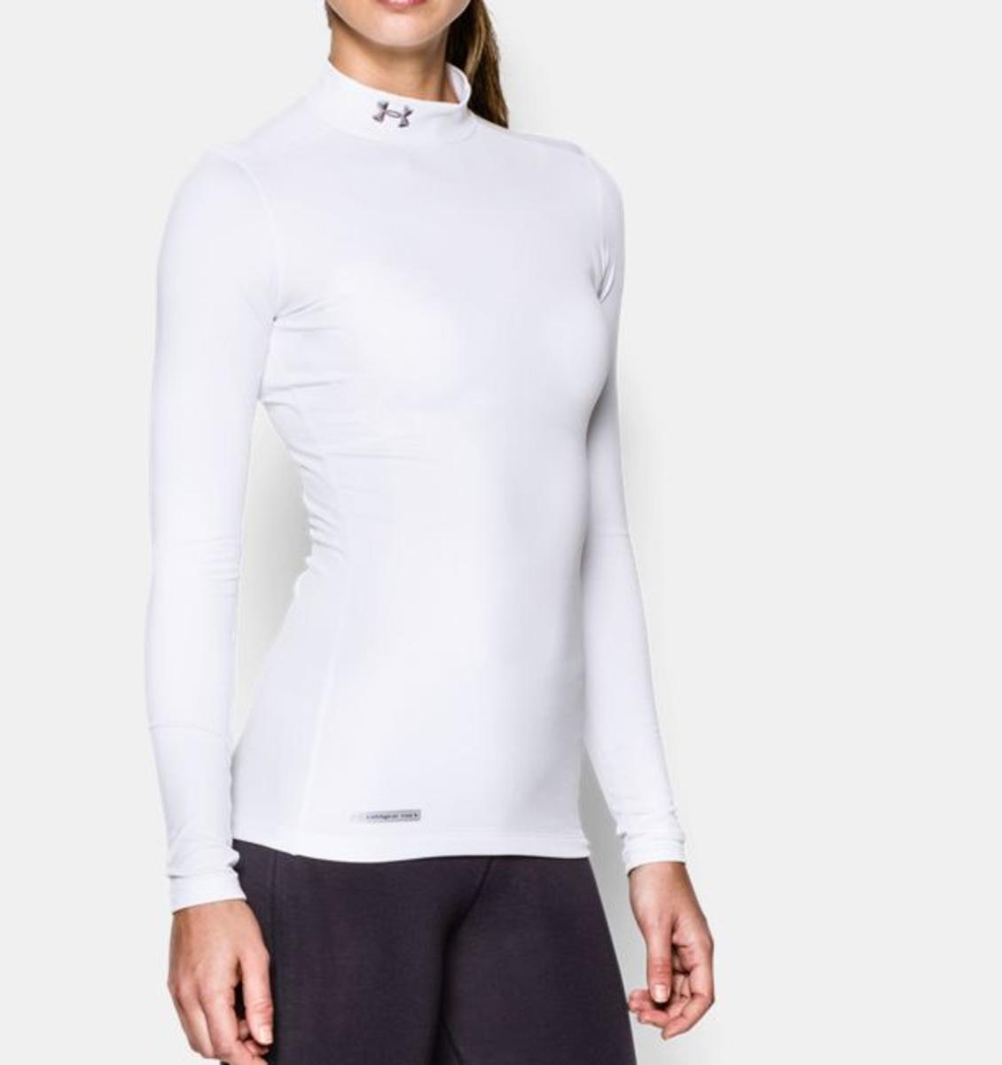 Under Armour Womens UA ColdGear Authentic Mock Shirt