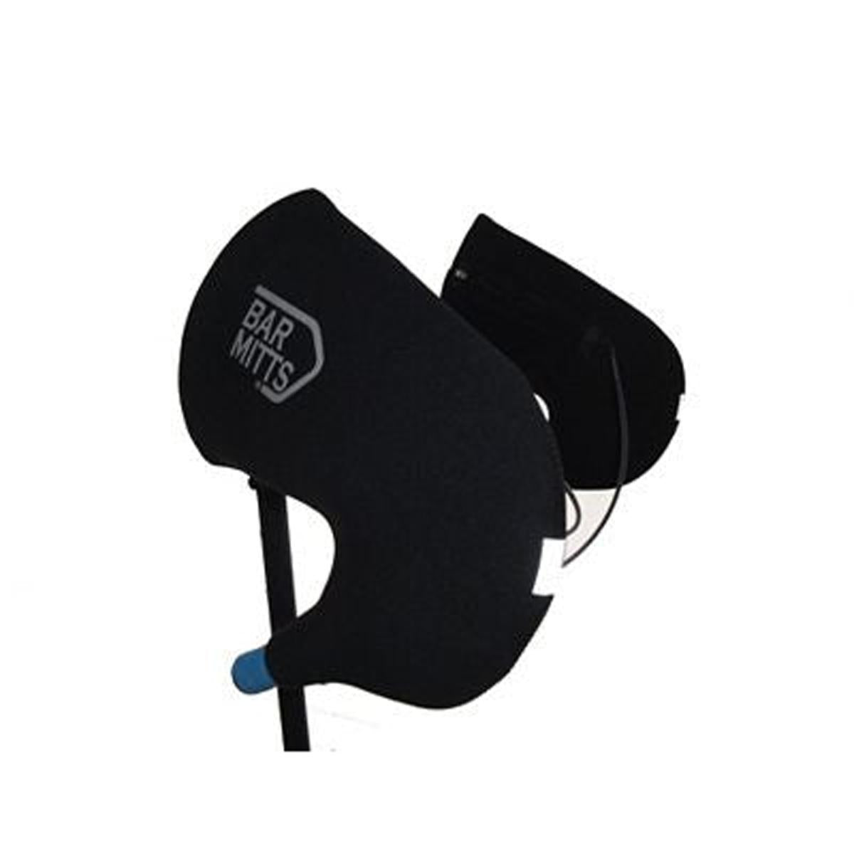  Bar Mitts Externally Routed Cables Road Pogie Handlebar Mittens Hydraulic - XL Black