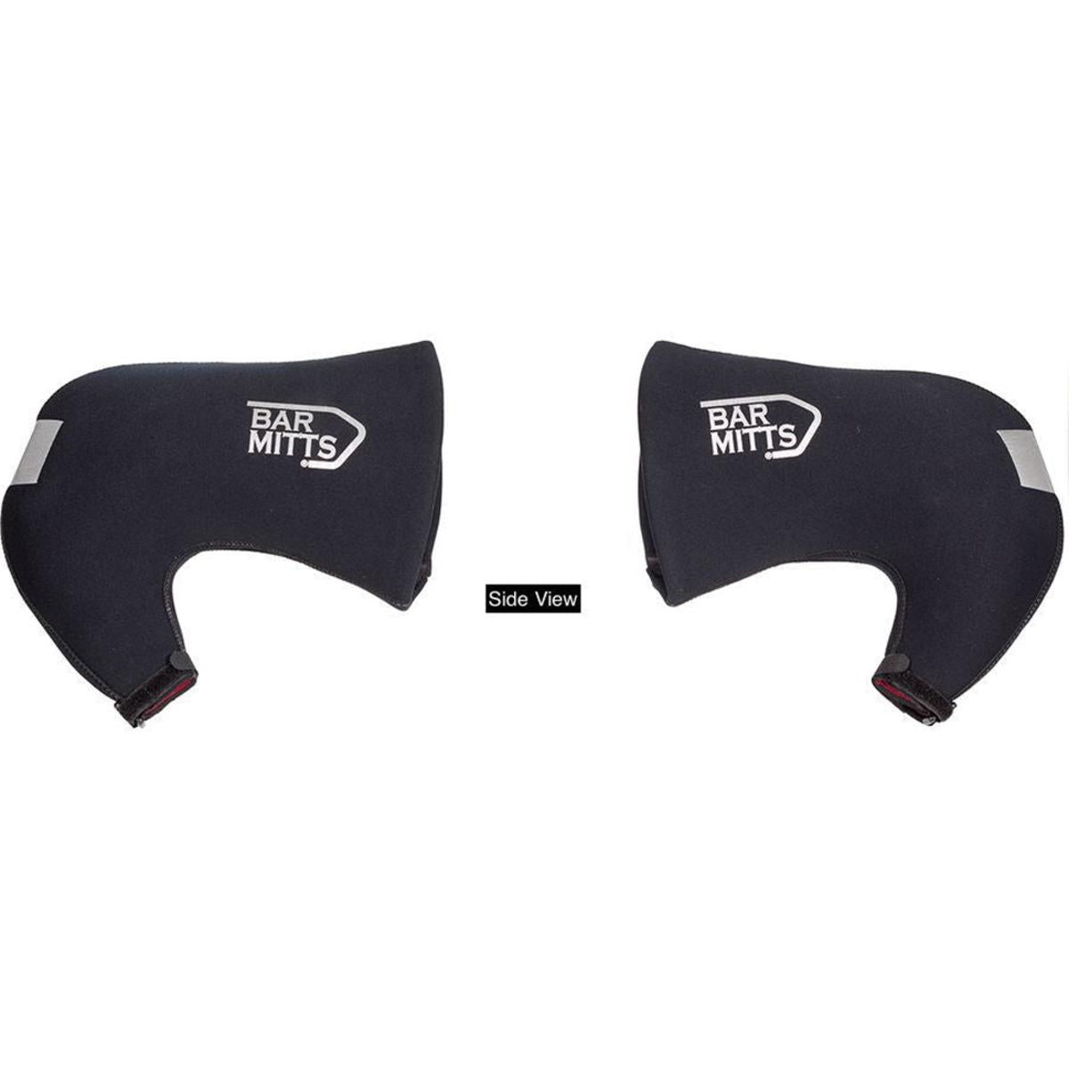  Bar Mitts Internally Routed Cables Road Pogie Handlebar Mittens Extreme - Large Black
