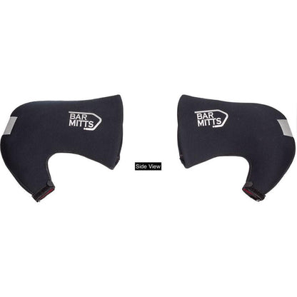  Bar Mitts Internally Routed Cables Road Pogie Handlebar Mittens Hydraulic Extreme - XL Black