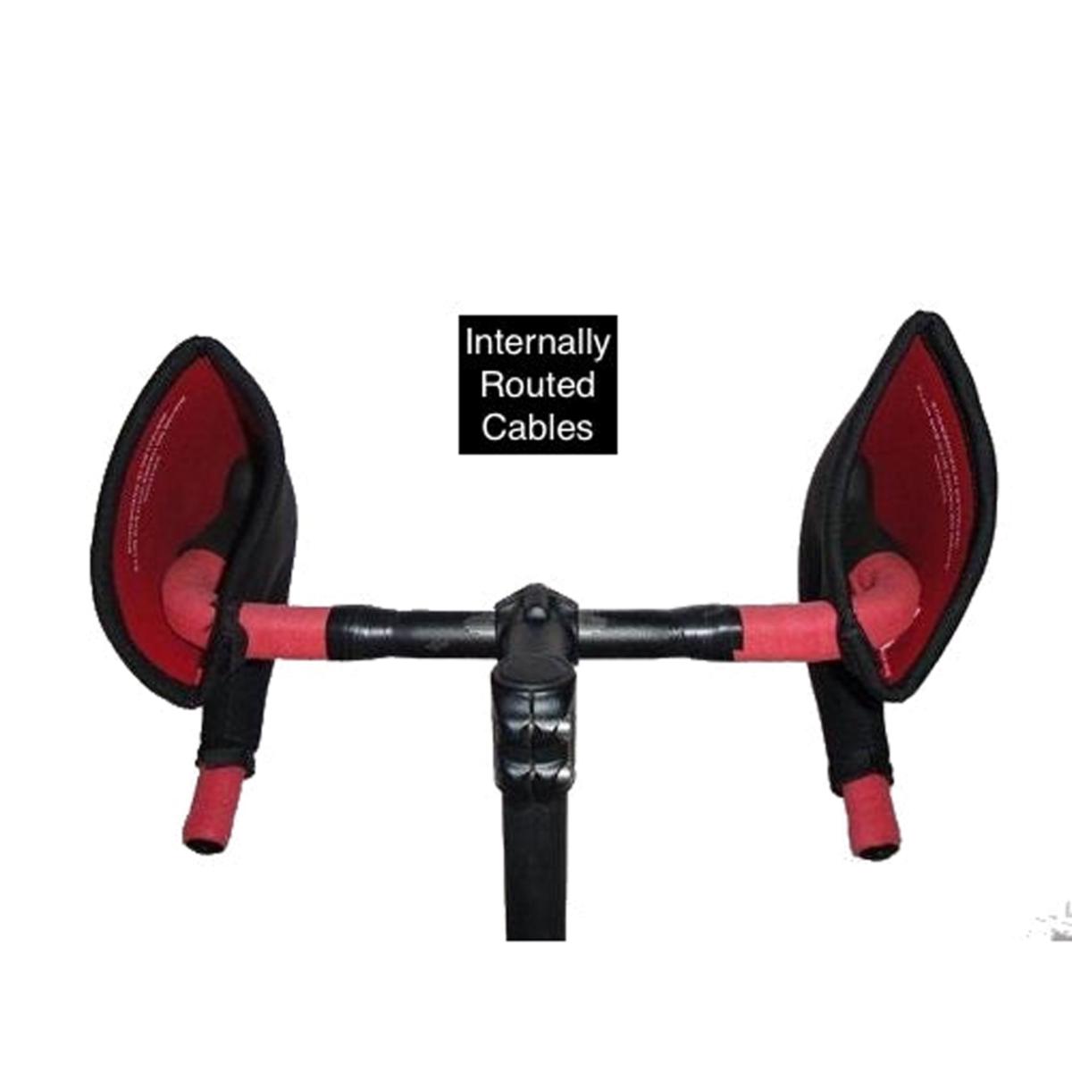  Bar Mitts Internally Routed Cables Road Pogie Handlebar Mittens Hydraulic - XL Black