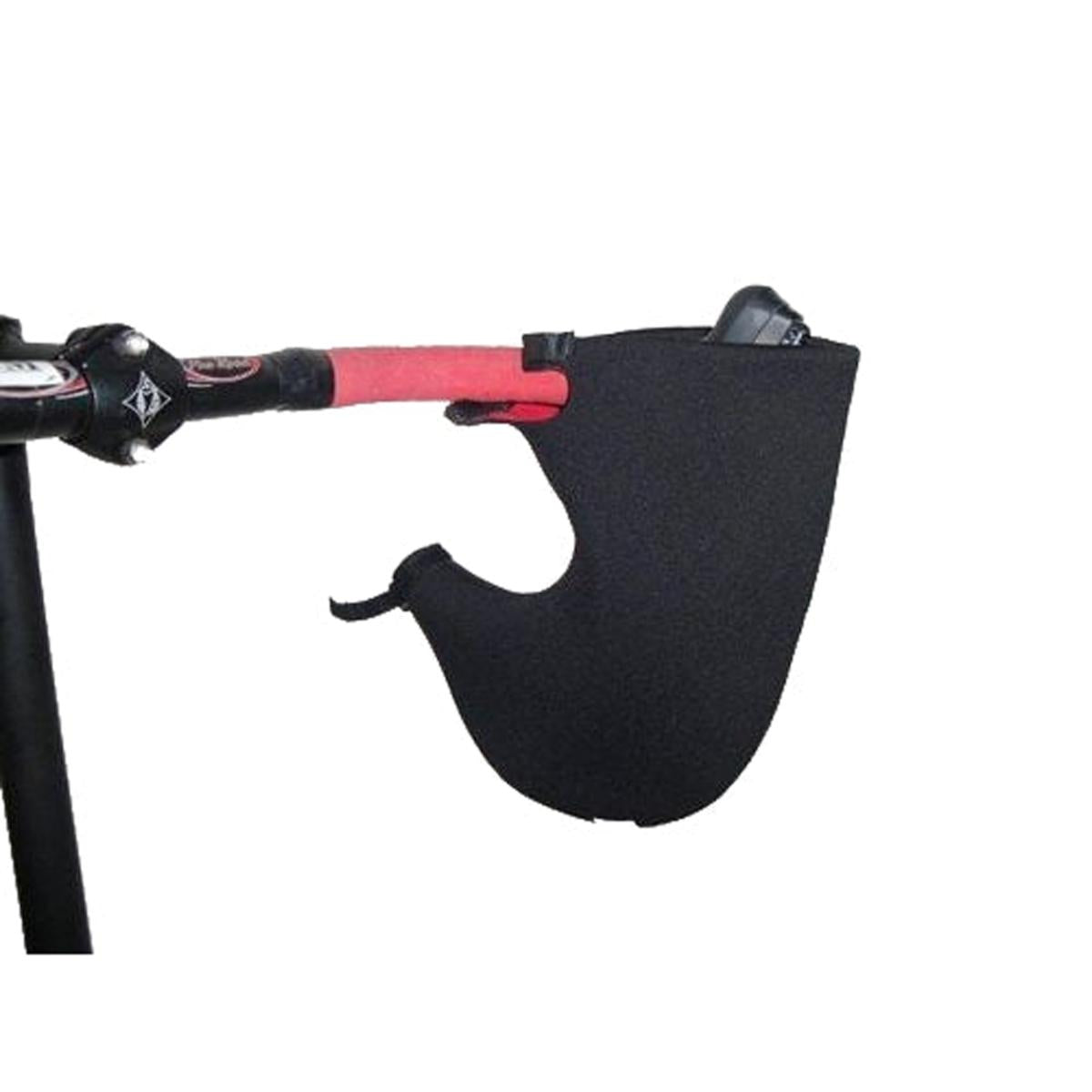  Bar Mitts Internally Routed Cables Road Pogie Handlebar Mittens Hydraulic - XL Black