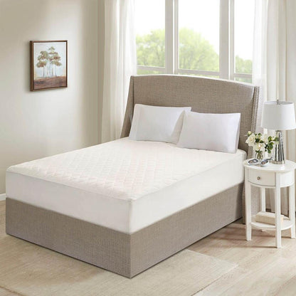  Beautyrest Cotton Deep Pocket Heated Mattress Pad With 20 Heat Settings - King / Cal King