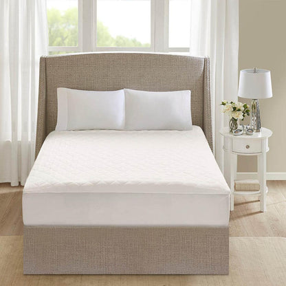  Beautyrest Cotton Deep Pocket Heated Mattress Pad With 20 Heat Settings - Queen