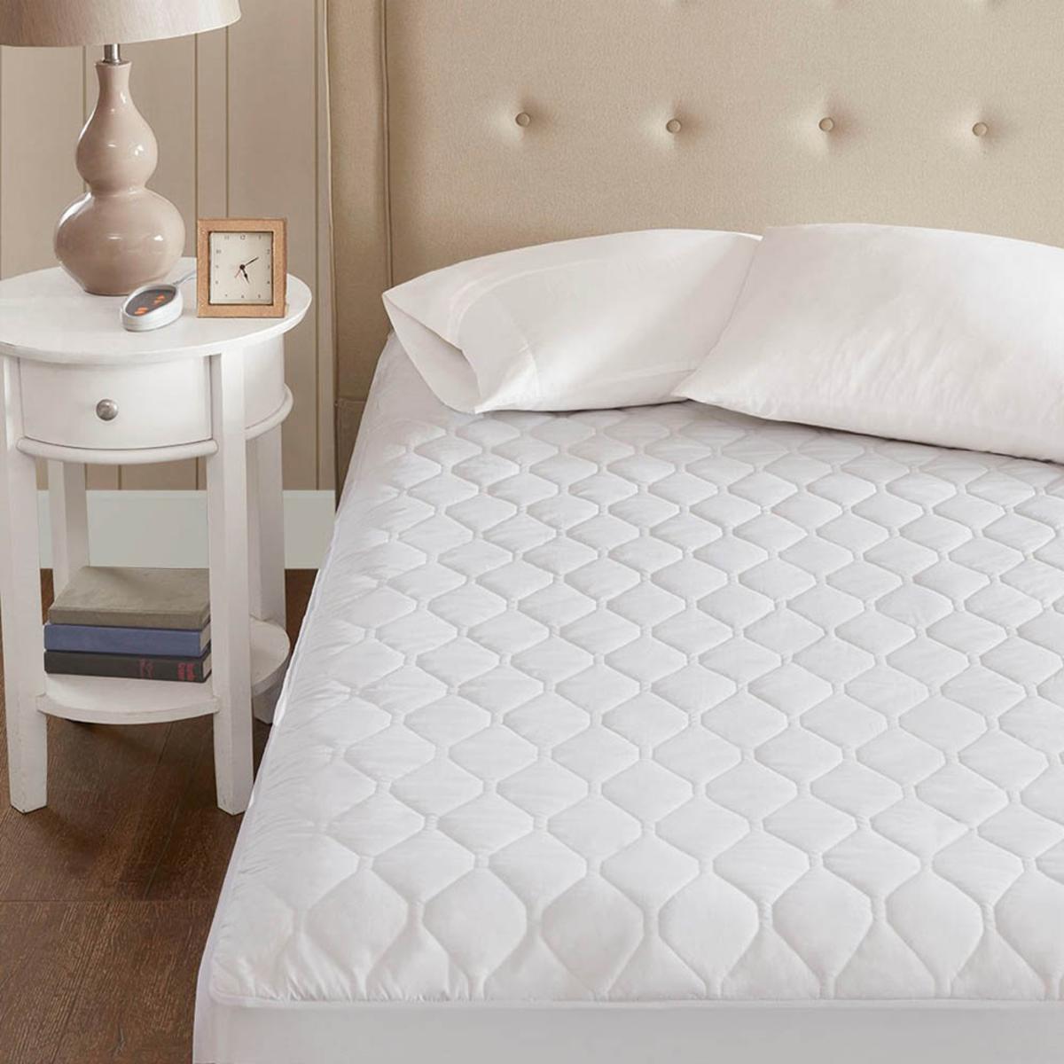  Beautyrest Heated Microfiber Mattress Pad With 3M Scotchgard - Full