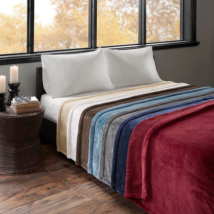  Beautyrest Heated Microlight To Berber Blanket - Full