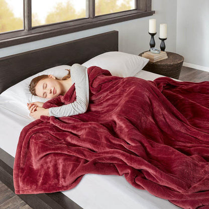  Beautyrest Heated Microlight To Berber Blanket - King