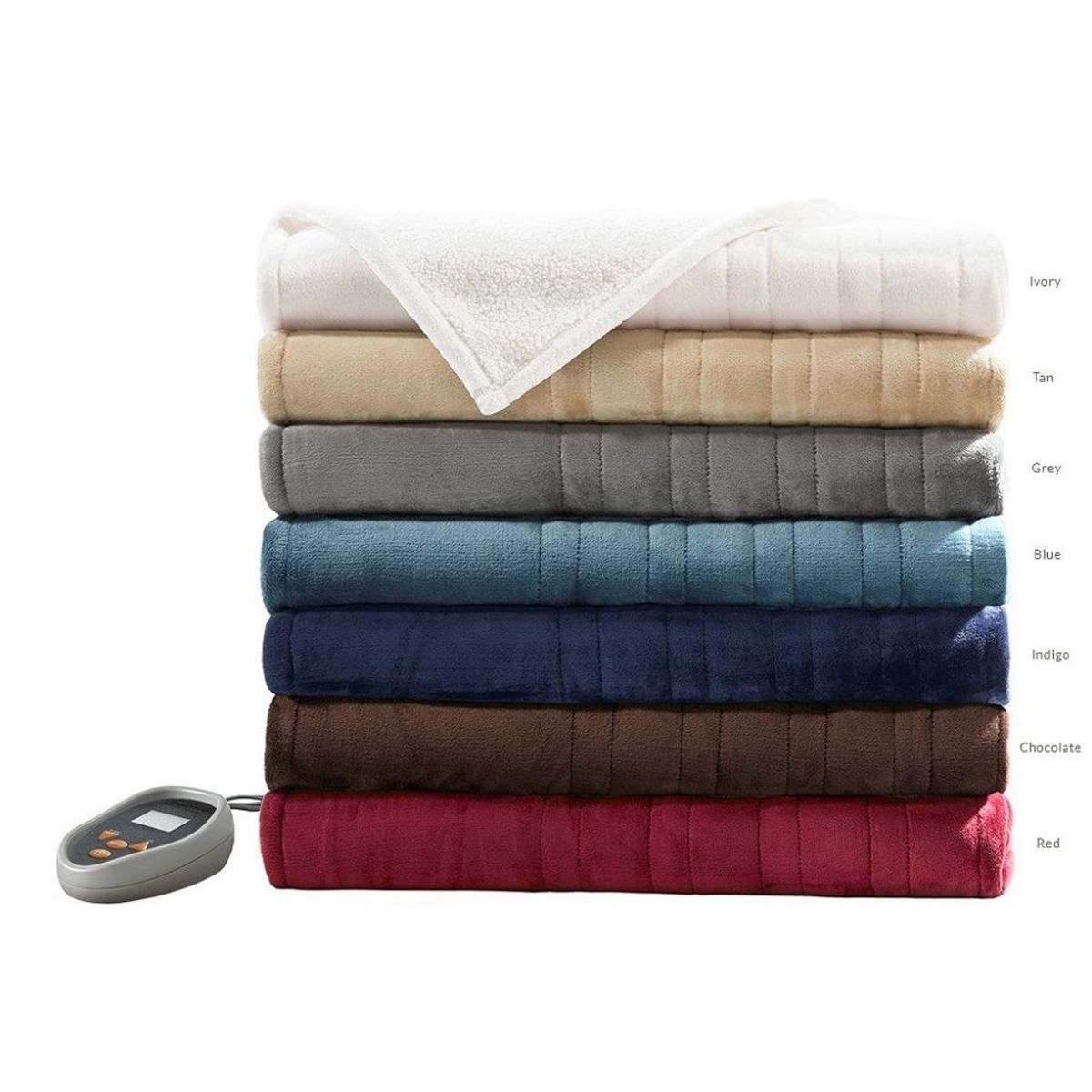  Beautyrest Heated Microlight To Berber Blanket - Twin