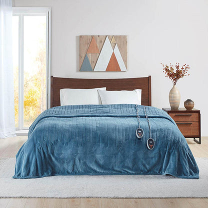  Beautyrest Heated Microlight To Berber Blanket - Twin
