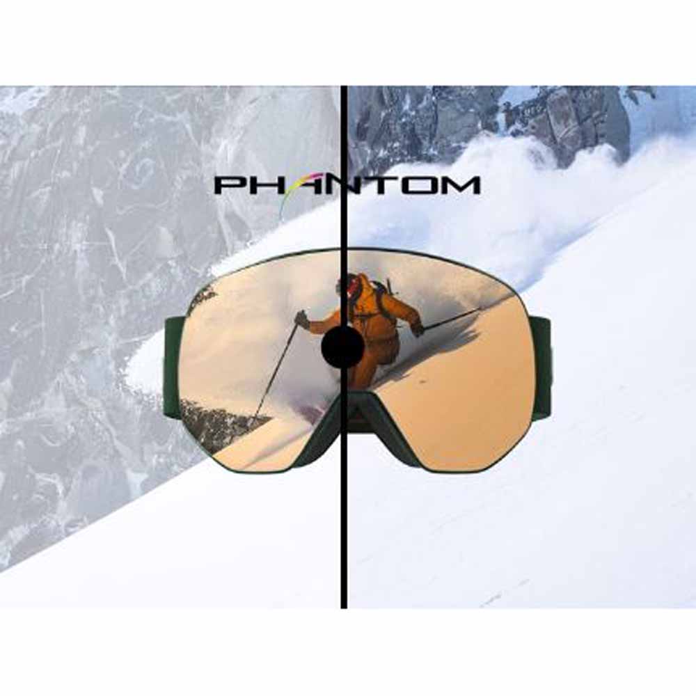  Bolle Mammoth Goggle Black Forest Matte - Phantom Green Emerald Photochromic