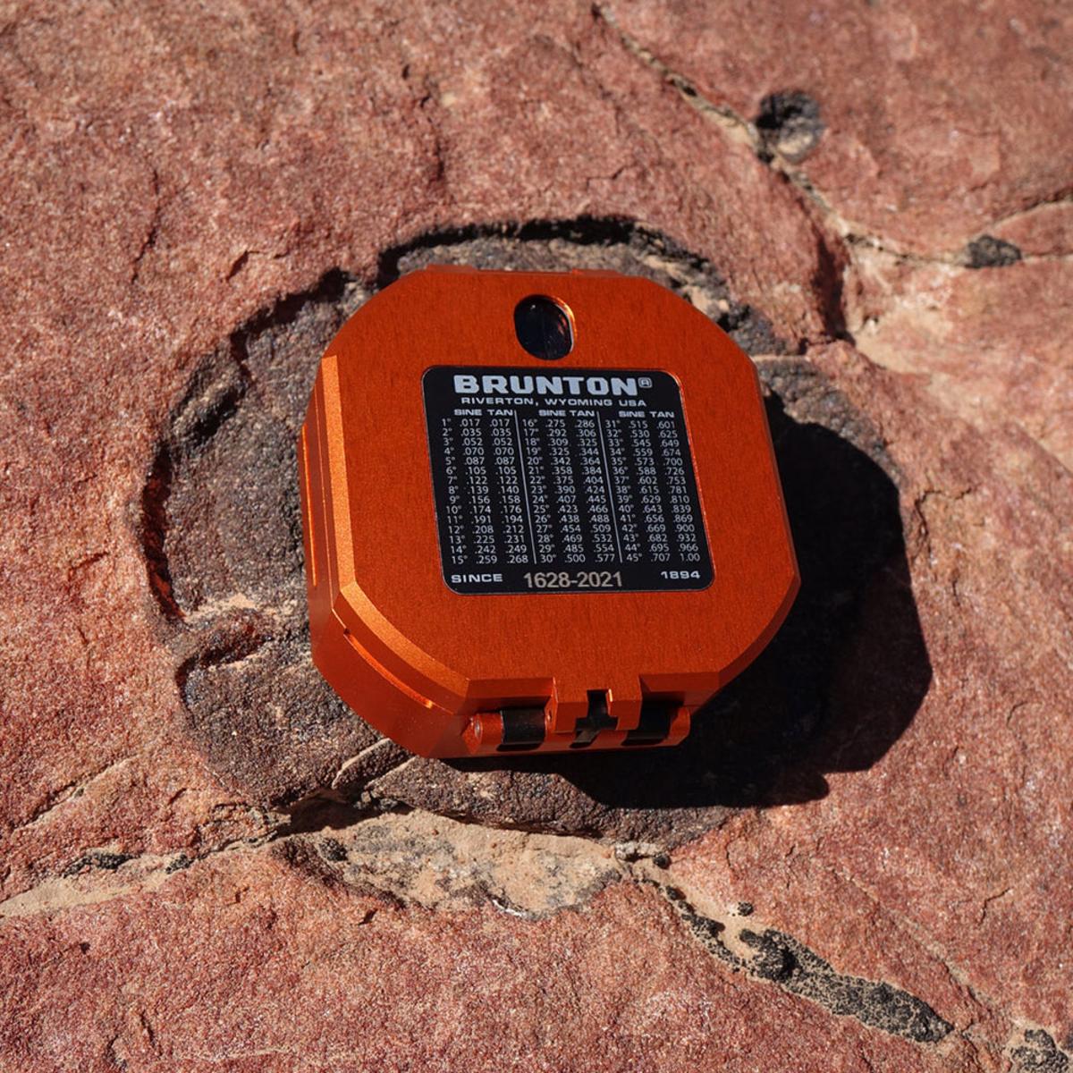  Brunton Standard Pocket Transit, Azimuth (0-360) - Orange