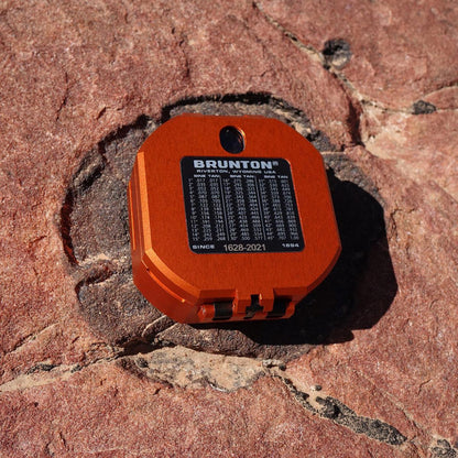  Brunton Standard Pocket Transit, Azimuth (0-360) - Orange