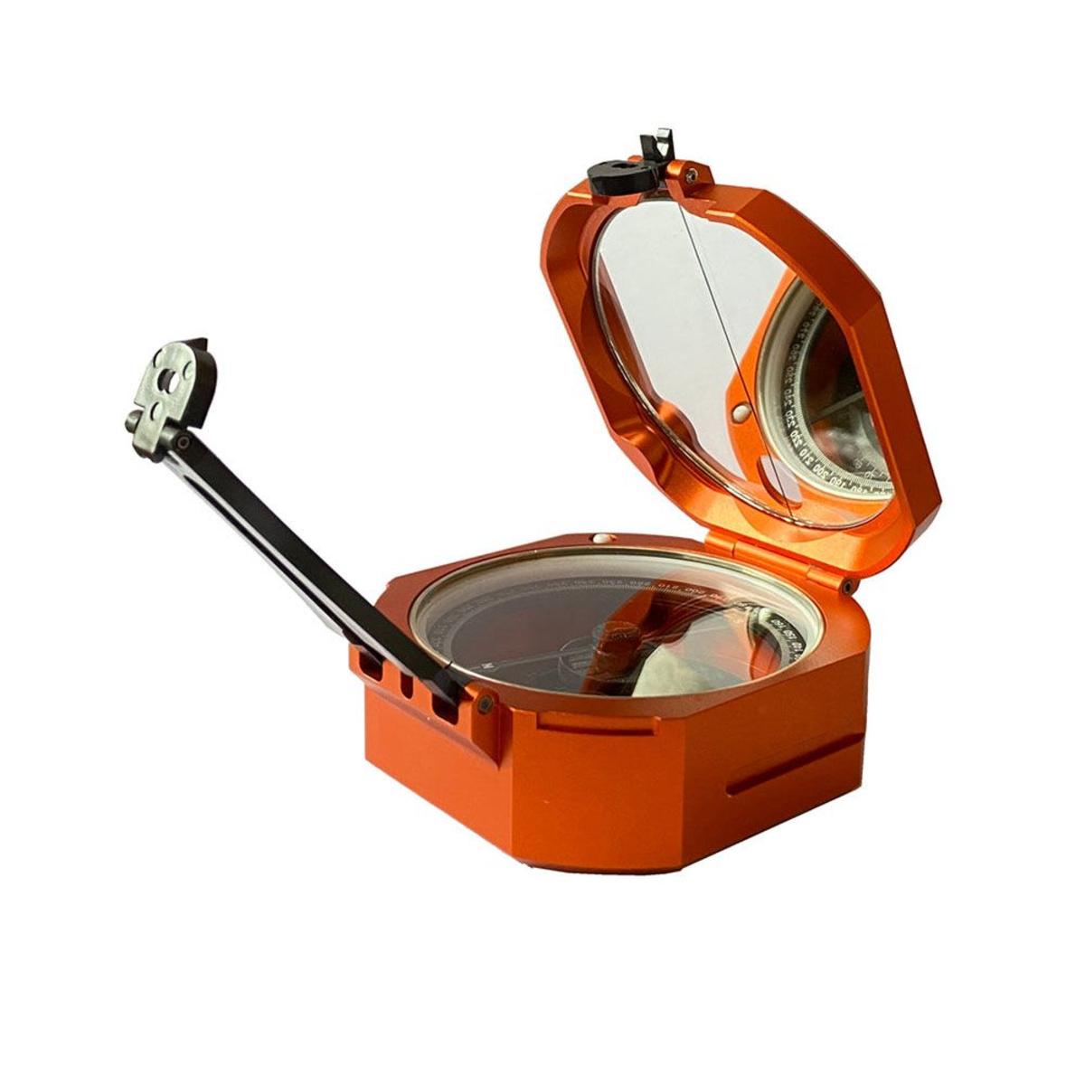  Brunton Standard Pocket Transit, Azimuth (0-360) - Orange