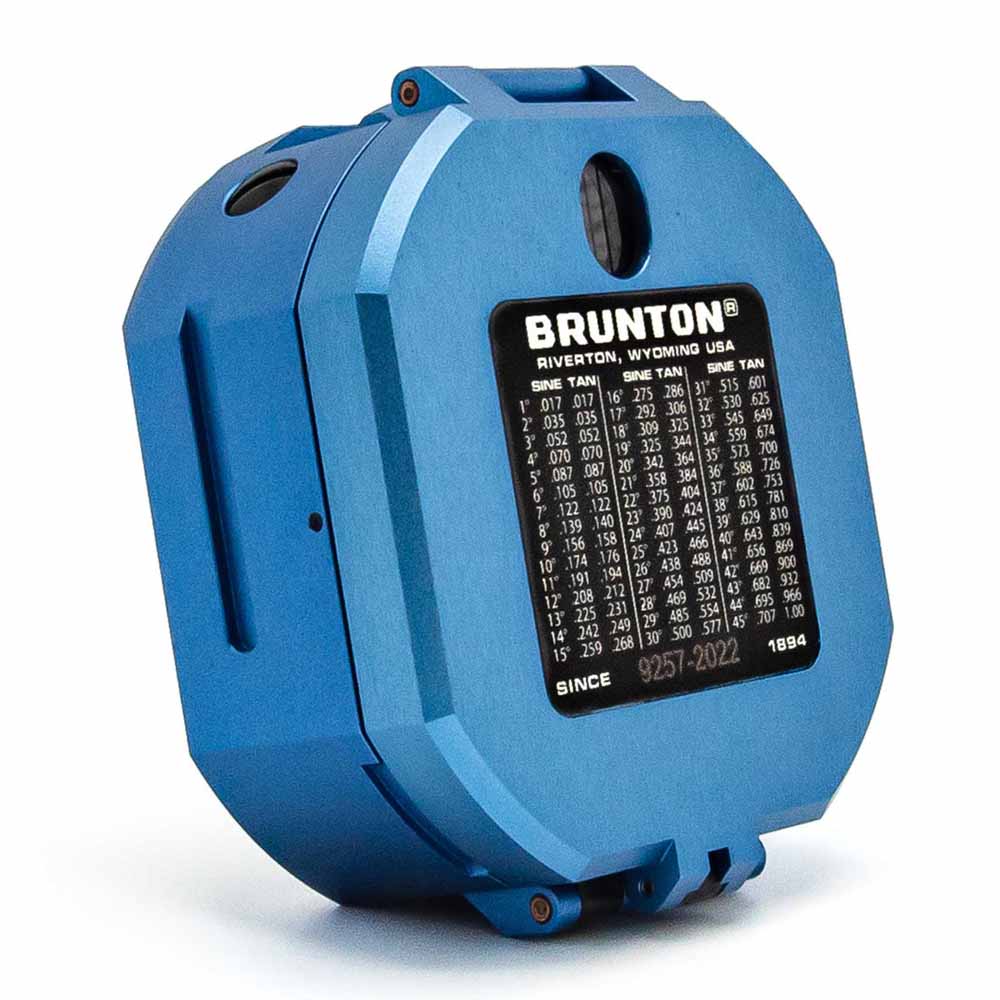  Brunton Standard Transit Compass, Azimuth (0-360) - Blue