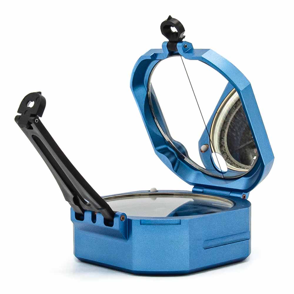  Brunton Standard Transit Compass, Quadrant (0-90) - Blue
