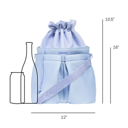  Corkcicle Beverage Bucket Bag - Santorini Neoprene