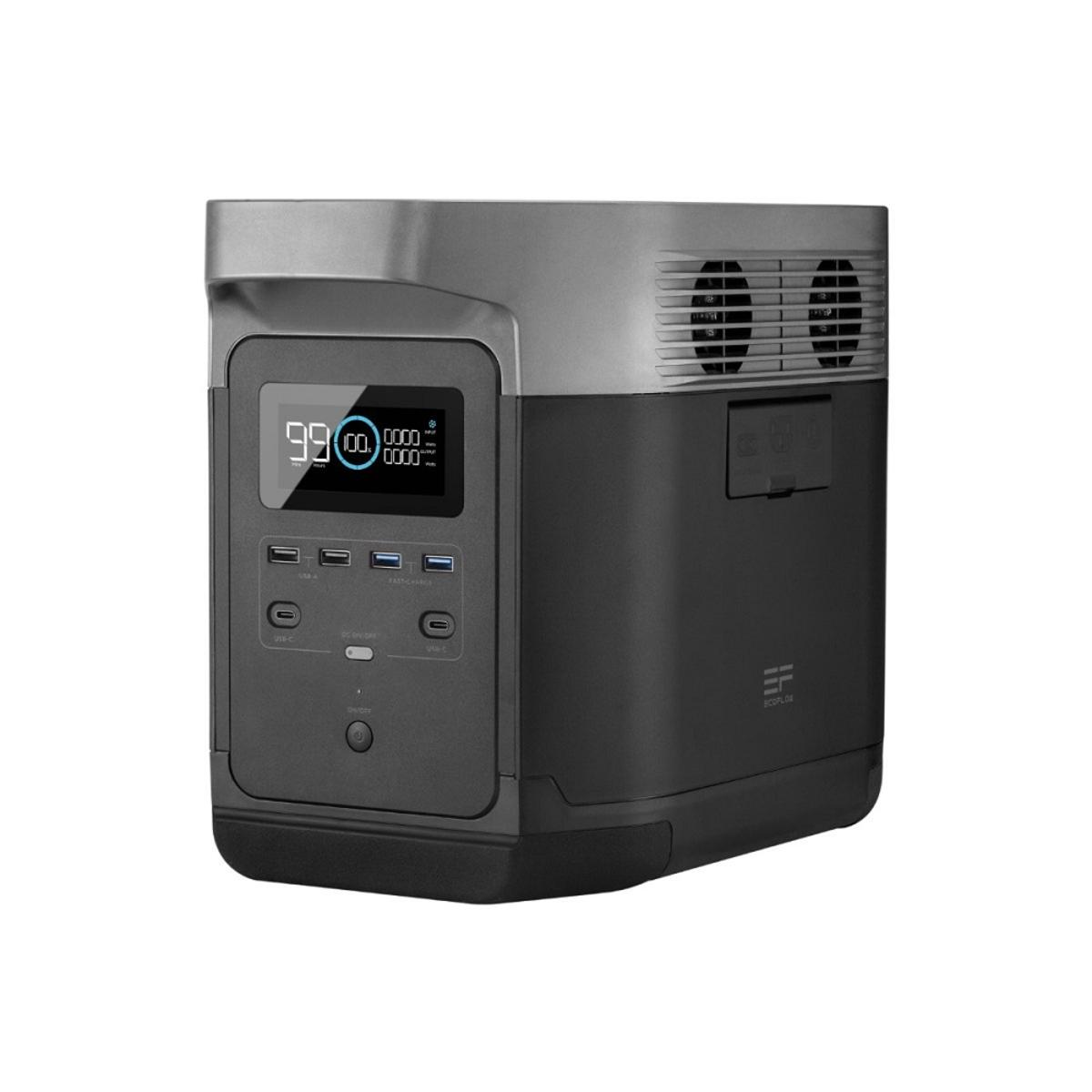  EcoFlow Delta 1000 Portable Power Station - Gray & Black