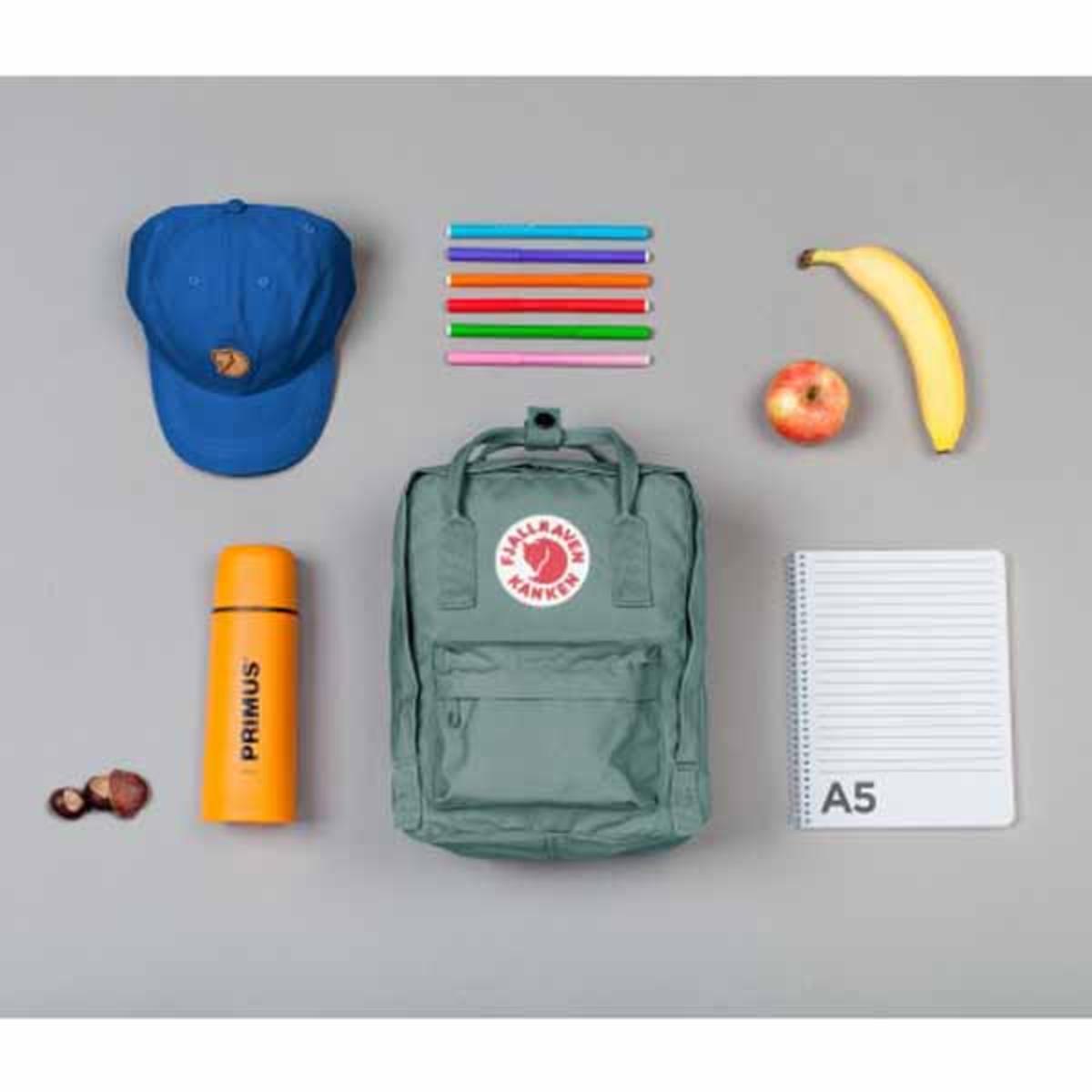 FjallRaven Kanken Mini Kids Backpack - Blue-Ridge