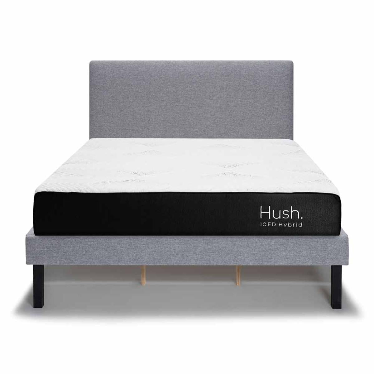  Hush 11in Smooth Top Iced Hybrid Mattress - Queen/White